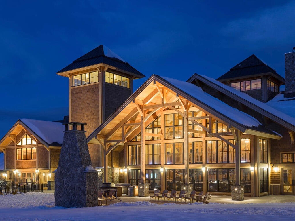 Hermitage Ski Lodge - An 80,000+ sq. ft. ski lodge, lit at scale & built to last for generations.